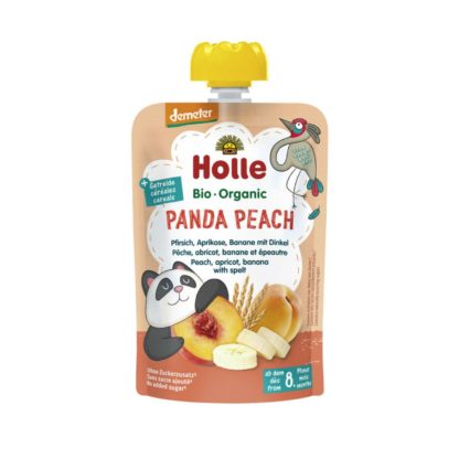 HOLLE BABYFOOD-Compote "Panda Peach"