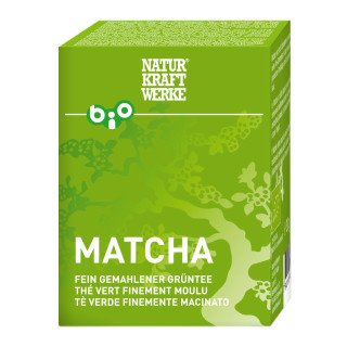 NaturKraftWerke Matcha moulu finement, thé vert