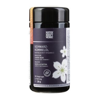 NaturKraftWerke Huile de cumin noir Vegicaps