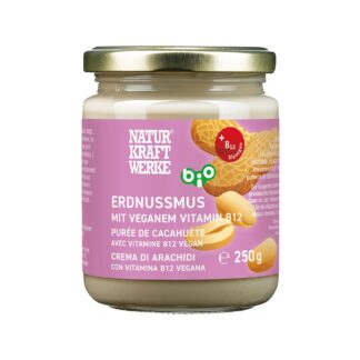 NaturKraftWerke Purée de cacahuète avec vitamine B12