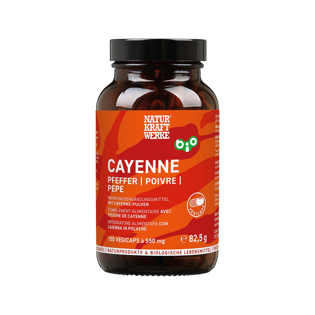 NaturKraftWerke Poivre de Cayenne vegicaps