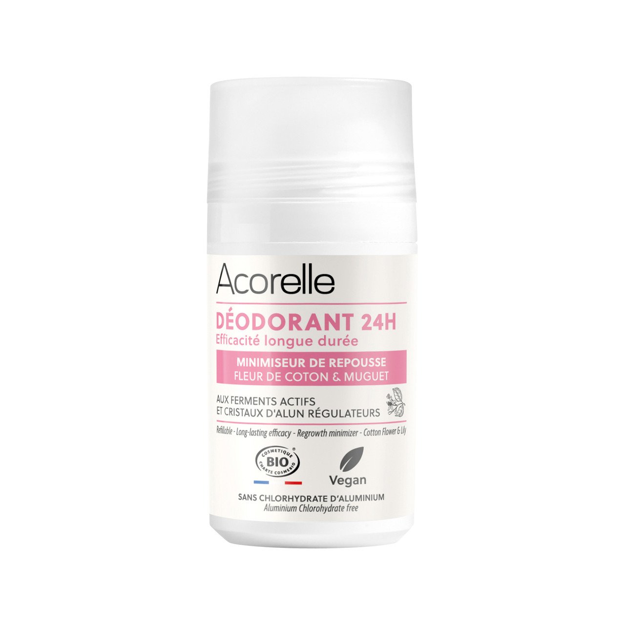 Acorelle Déo Roll-On 24h Minimiseur De Repousse