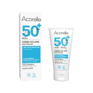 Acorelle Crème solaire bébé SPF50+