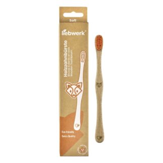 Liebwerk Brosse à dents pour enfants soft FOX