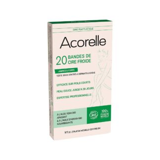 Acorelle Bandes de cire froide corps