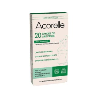 Acorelle Bandes de cire froide aisselles & maillot